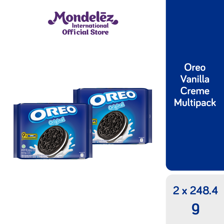 Bundle Of 2 Oreo Sandwich Cookie Multipack Vanilla Chocolate Peanut Butter And Choc Dark 4573