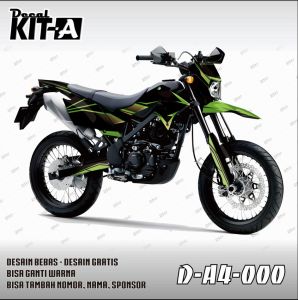 Decal Stiker New Dtracker 150 Striping Custom Klx 150 New Dtracker D-A4-084