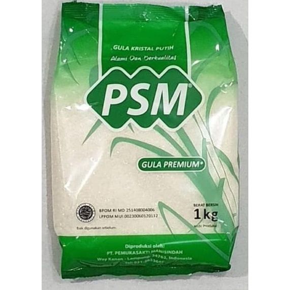 Gula Pasir 1kg PSM Premium Paket 2 dan 3 pcs | Lazada Indonesia
