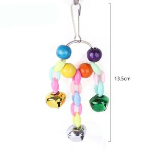 ของเล่นนกแก้ว ของเล่นนก ของเล่นฝึกนก ของเล่นเชือกไต่หลากสี ชิงช้านกแก้ว คอนยืนนก ตกแต่งกรง เหมาะสำหรับยนกทุกชนิต