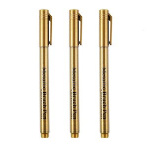 3Pcs Metallic Pen Water Resistant Glittering Highlighter Marker For Card Making Drawing Scrapbooking Craft Project