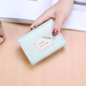 JSM - D288 Dompet Wanita Dompet Lipat Tiga Dompet Perempuan Dompet Kartu Motif Love