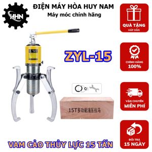 Vam Cảo Thủy Lực 15 Tấn ZYL15 - Tự định tâm tích hợp sẵn bơm tay -HÀNG CHÍNH HÃNG - BẢO HÀNH TOÀN QUỐC