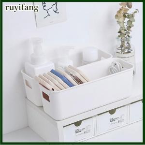 ruyifang 1 3PCS Multifunctional Desktop Storage Box Toiletries Cosmetic Sundries Plastic Storage Organization Box Drawer Organizer