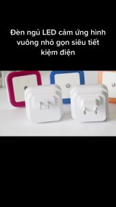 [Giá Hủy Diệt] Đèn ngủ hình vuông LED tự động cảm biến ánh sáng trang trí cầu thang/ nhà tắm / phòng ngủ