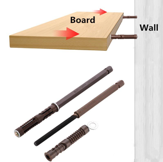 BigStar New Floating Shelf Brackets Concealed Plank Support Wall Shelf