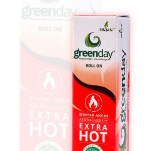 Minyak Angin Aromaterapi Minyak Pijat Pegal Pegal Pusing Mual Masuk Angin | Minyak Aromaterapi Greenday EXTRA HOT