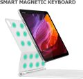COCOQAC Magic-Style Keyboard Case for 10.9 iPad Air 2022 5th/ 4th Gen, iPad Pro 11 inch 2022 4th/ 3rd/ 2nd/ 1st Gen, Wireless Bluetooth Keyboard with Floating Stand, Multi-Touch Trackpad, Detachable Magnetic. 