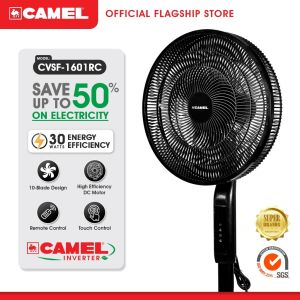 Camel Inverter Electric Fan CVSF-1601RC Ultra Quiet Operation (30W)