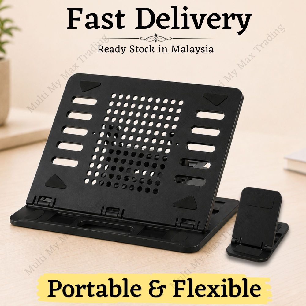 Adjustable Portable Laptop Stand Non-slip Ventilated Holder_voghion.com