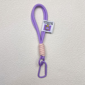 Anti-Lost Nylon Braided Rope Keychain for Outdoor Backpack and Mobile Phone