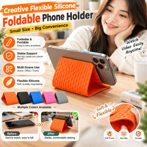 Adjustable Silicone Phone Holder Portable Flexible Bendable Foldable Tablet Phone Stand Freely Into Any Shape Watching Videos