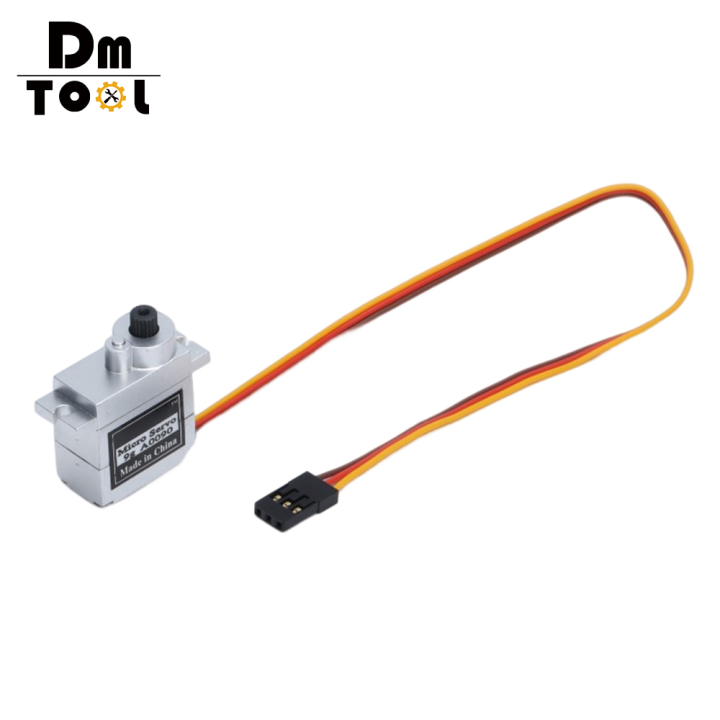 DM 9G Micro Servo Metal Geared Motor Kit for RC Robot Arm Hand Control ...