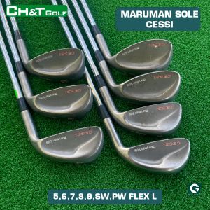 Bộ golf sắt sắt nữ 7 cây Maruman CESS1 56789PWSW cán sắt Flex L còn tốt nhập khẩu nhật