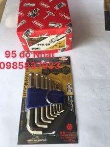 [Freeship +quà tặng 19k] Bộ lục giác đầu bi ngắn 95 độ TTR-S9 Eight Nhật tại Máy cầm tay NTT dùng vặn ốc chìm phạm vi hẹp dễ dàng