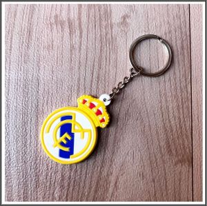Aksesoris Keychain Club Sepakbola REAL MADRID Bahan Karet