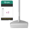 Long Handle Retractable Tear-off Sticky Paper Roller Floor Sticky Hair Carpet with Dust Sticky Hair Roller Sticky. 