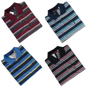 kaos kerah salur pria dewasa