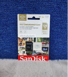 SanDisk Max Endurance Micro SD Class 10 100MB/s U3 4K for CCTV and Dashcam Memory Card
