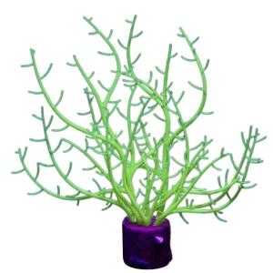 Artificial Tree Decorative Colorful Decors for Fish Tanks Ornaments Glow in Dark for Aquarium