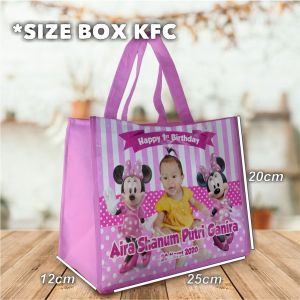 Tas Souvenir  Goodie Bag Tasyakuran Aqiqah  / 7 bulanan / 4 bulanan / khitan / Kantong Berkat Custom Nama / Foto