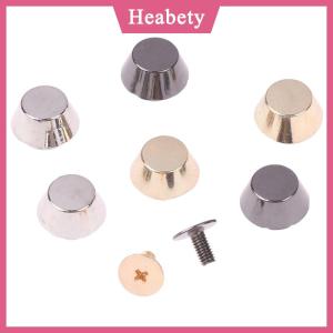 Heabety  10 Bộ Kim Loại túi chân dưới đinh tán cho Diy da đinh tán Túi Mặc Bảo vệ đinh tán cho túi dưới túi vành đai phụ kiện