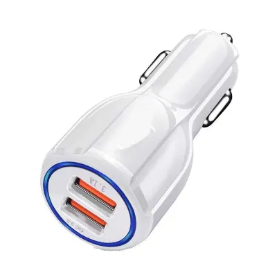 COD Car Charger Colokan Mobil Adapter Adaptor Mobil Charger Mobil 2 USB Port