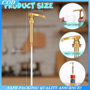(COD) 1 5Pcs Coffee 750ML Dispenser Syrup Pump Black Liquid Dispenser for Syrup 10Ml Juice Bottle Dispenser Pump