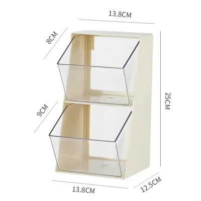 Maxcook Coffee Tea Bag Storage Box Kitchen Garlic Ginger Onion Organizer Desktop Rack with Cover
