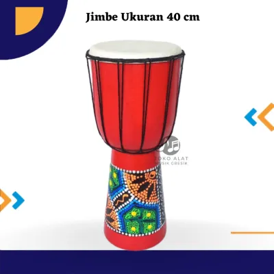 Dumbuk Pinggang Bahan Kayu Ukuran Mika 6 Inch Tumbuk Rebana Hadroh Banjari