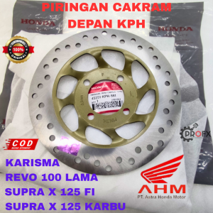 PIRINGAN CAKRAM DEPAN HONDA KPH KARISMA REVO LAMA SUPRA X 125 ORIGINAL ASLI AHM DISC BRAKE