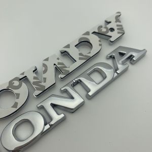3D Metal Stiker Sticker Honda Logo Emblem Badge Sticker Replacement For Honda Mobil/Motor