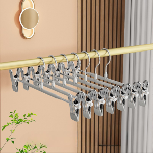 COSY Hanger Celana Gantungan Baju Jepit dan Hanger Jepit Besi Kawat Besi Pants Hanger Clip Stainless Hanger Jepit Multifungsi