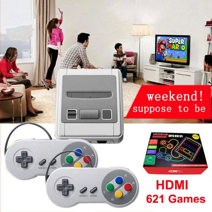 New Retro Super Mario Mini SFC Game Console Classic Games Built-in