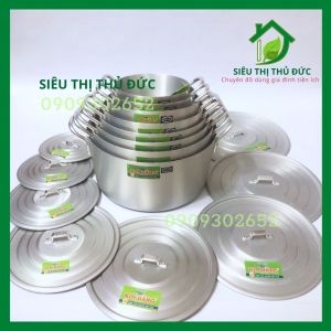 Nồi Nhôm Xi Bóng Kim Hằng Chính Hãng 16 18 20 22 24 26 28 30Cm (Bán Lẻ Nồi)
