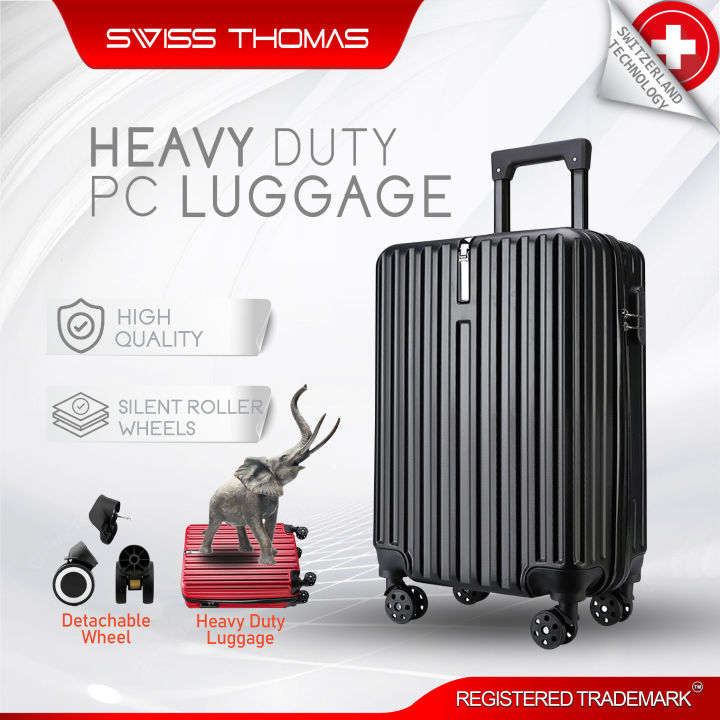 Rolling Suitcase Detachable Wheels For Travel Bags Large Travel