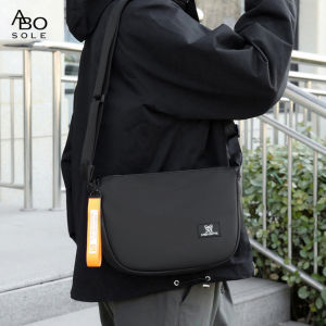 กระเป๋าสะพายไหล่ผู้ชาย ABOSOLE กระเป๋าสะพายพาดลำตัวแฟชั่นน้ำหนักเบาลำลองกระเป๋าสะพายไหล่กระเป๋าหิ้วถุงกันน้ำ Tas Rekreasi กระเป๋าสะพาย