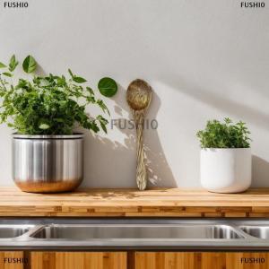 [COD] FUSHI0 5 cái vòng bằng gỗ nấu ăn đồ dùng tre tự nhiên không dính dài xử lý súp thìa đường Trà Mật Ong muỗng Bộ đồ ăn nhà bếp