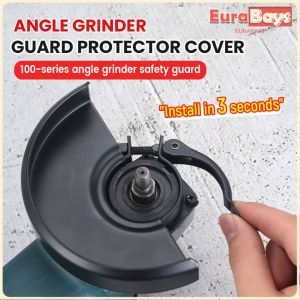 E.B.【Ready in Stock】 Black Angle Grinder Wheel Safety Guard Protector Protective Cover for Electric Angle Grinder
