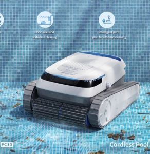 🇸🇬 [READY STOCK]AIRROBO PC10 Cordless Robotic Pool Cleaner Runtime Wall Climbing Intelligent Route Planning Vacuum Robot