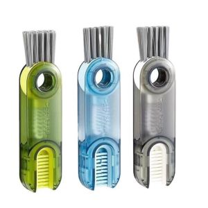 BÀN CHẢI CỌ RỬA 3IN1 ĐA NĂNG – COMBO 2 CÁI – VỆ SINH BÌNH SỮA ỐNG HÚT LY GIỮ NHIỆT XOAY 360° TIỆN LỢI