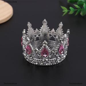 [COD] Technicolore Cotton Doll Retro Crown Headwear Korea Dolls Cotton Doll Crown For Baby Doll Dress Fashion Doll Accessories