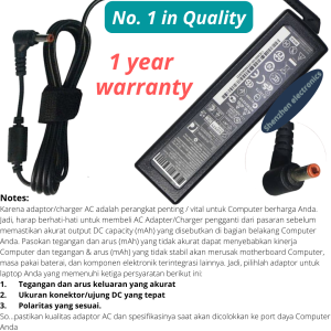 ADAPTOR LAPTOP LENOVO G470 G460 G450 G480 G485 G550 G555 G580 Z380 Z465 Z470 Z480 Z580 U310 U410 V360 NOTEBOOK CHARGER ADAPTER