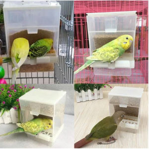 🕊 Máng Hộp Thức Ăn Chống Bới Chống Tràn Cho Chim Yến Phụng – Vẹt – Bồ Câu 🕊