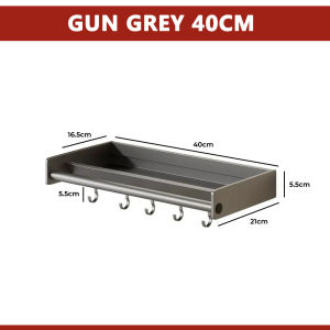 Kitchenut Rak Simpanan Dobi Dinding Storage Shelf Wall Shelf Organizer Rack Laundry Wall Mount Storage Rack