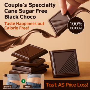 【Enhances Sensation &Pleasure】Special Sugar-Free Couple Chocolate Unsweetened Pure Cocoa Butter Chocolate 100% Russian Dark Chocolate