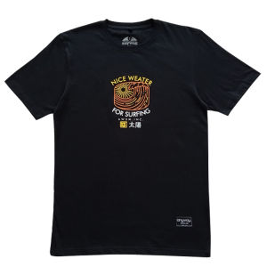 Anyway Kaos Pendek "Nice Weather" Black 681