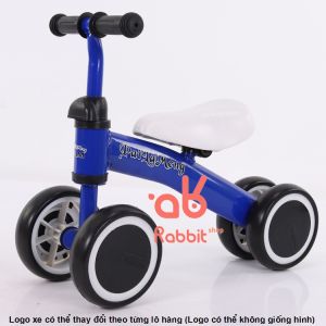 Xe chòi chân 4 bánh thăng bằng khung sắt chắc chắn cho bé từ 1-3 tuổi.Bảo hành 12 tháng