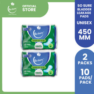 So Sure Bladder Leakage Pads 450mm 10s Duo Combo Set