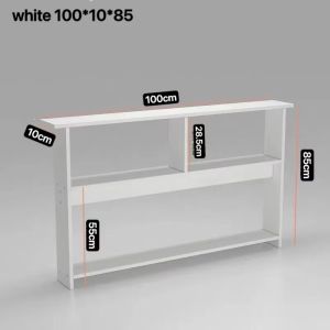 Wooden Storage Rack Bedside Cabinet Long Gap Shelf Bed End Gap Bedside Narrow Table Bedroom Simple S